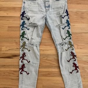AMIRI x Grateful Dead Skinny Jeans